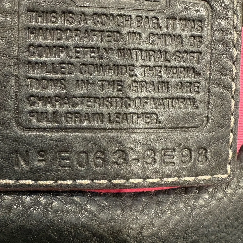 Coach Chelsea Hobo Black Pebbled Leather Shoulder Bag
